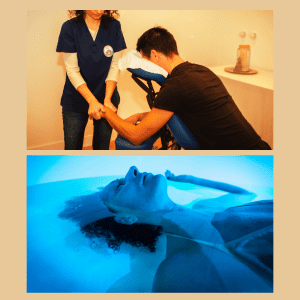 Vivez l'expérience de la relaxation totale grâce à un massage AMMA assis de 45min suivi d'une séance de Flottaison, au Centre SOA à BRIVE LA GAILLARDE.