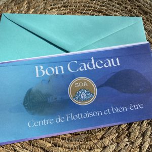 Bon cadeau du Centre de Flottaison et bien-être SOA à BRIVE LA GAILLARDE